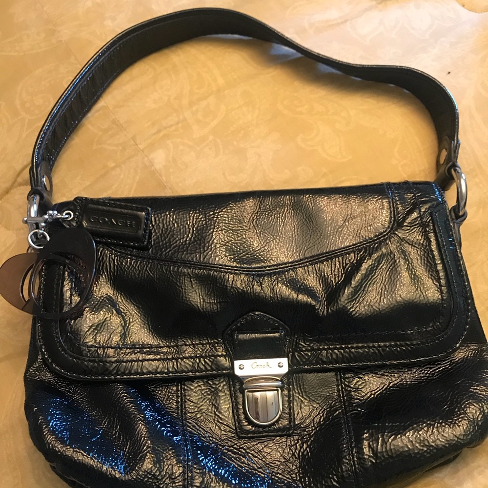 COPY - Coach patent leather handbag